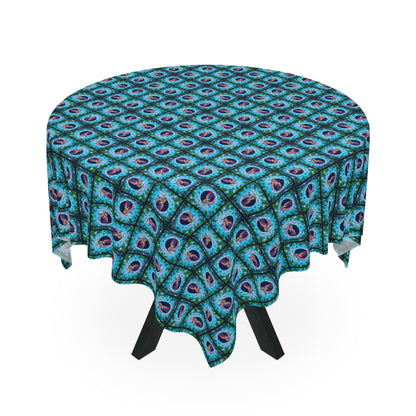 Meowy Christmas & Doggone Happy New Year with Trump Tablecloth