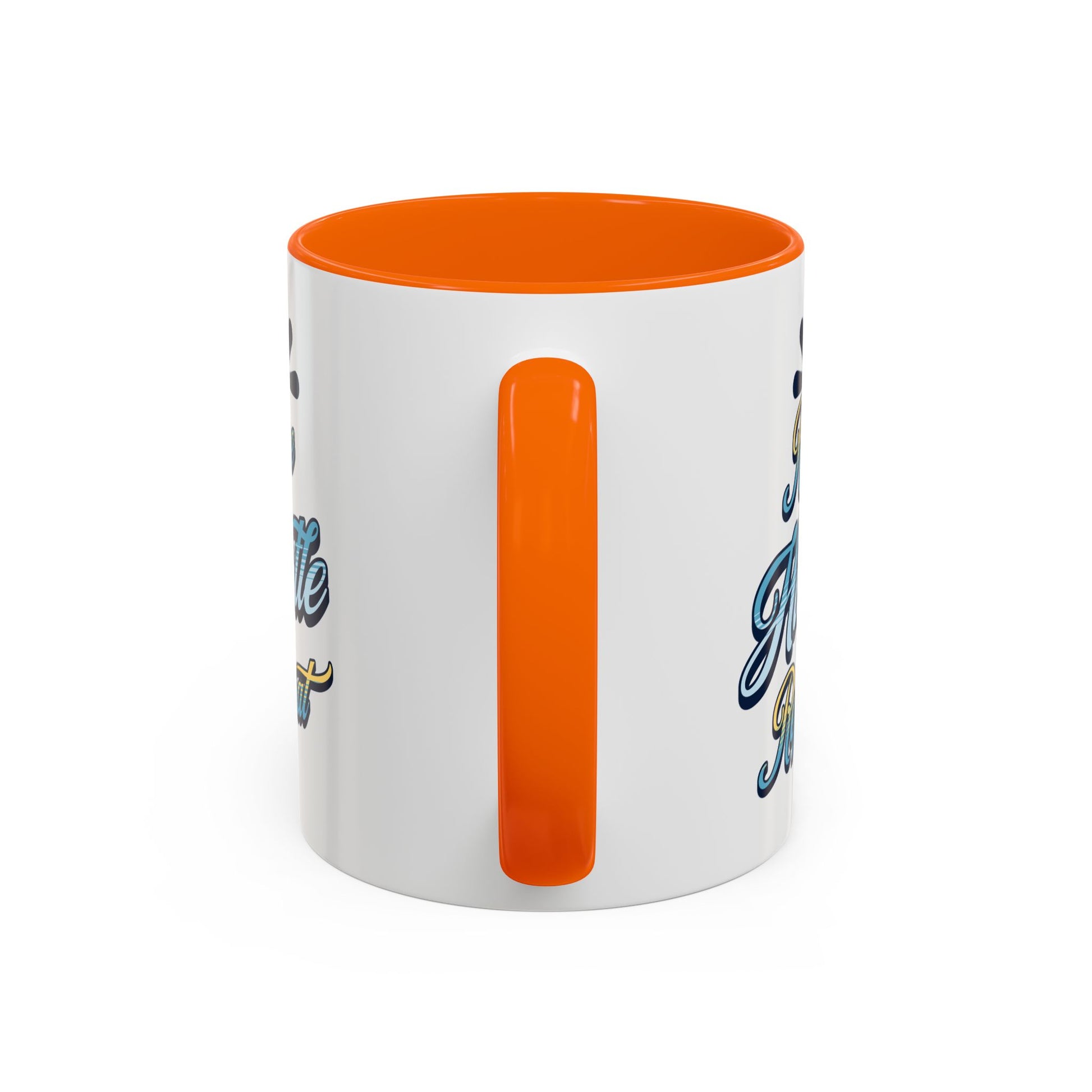 Rise Hustle Repeat Accent Coffee Mug – Inspiring Motivational Drinkware Mug - Aaria Tees