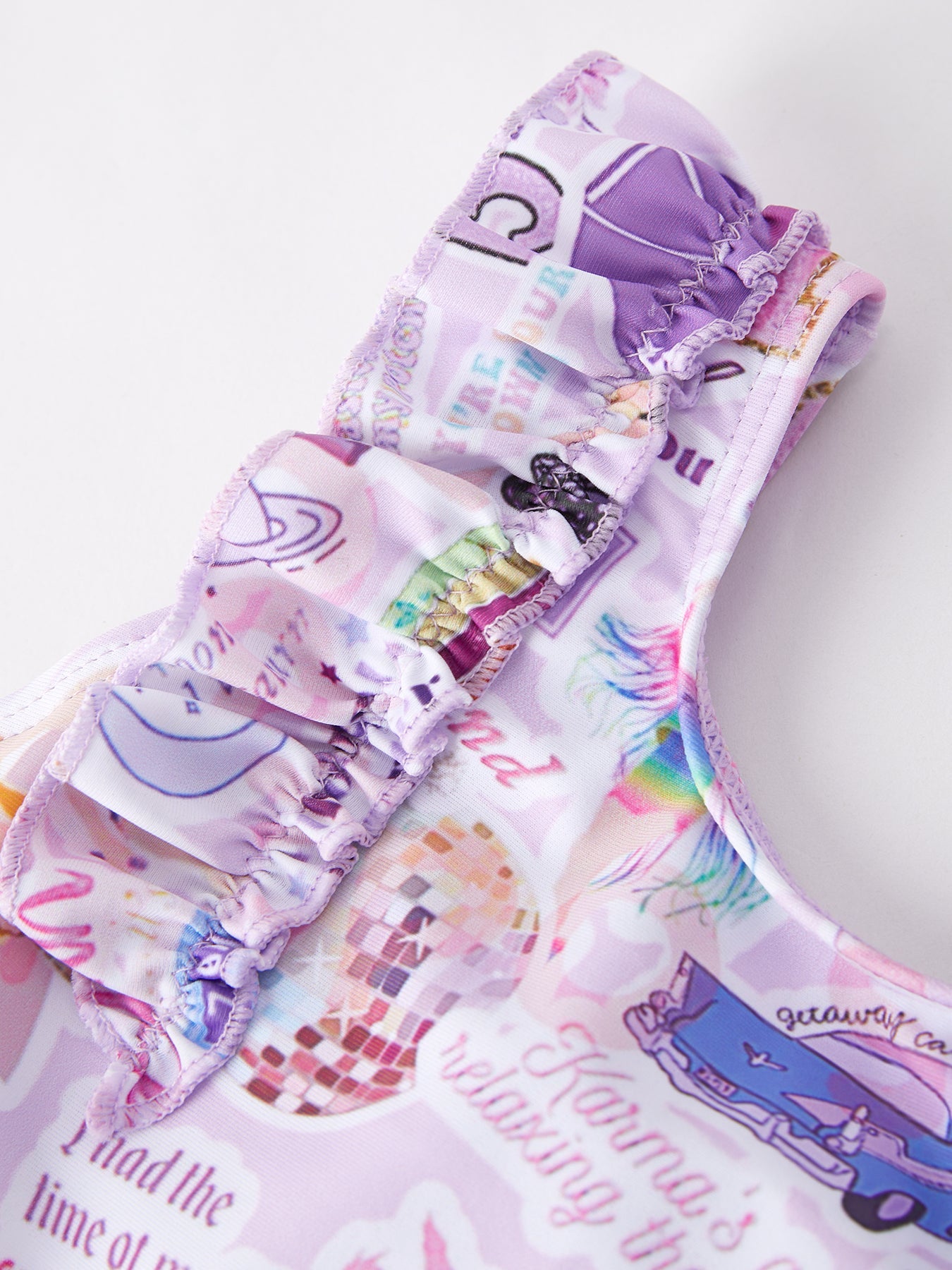 Purple TS Girls Boutique Swimsuit
