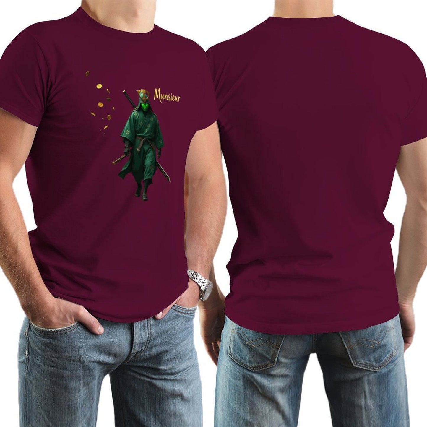 Munsieur St. Patrick's Day Collection for Men – Emerald Green Celtic Warrior Tee