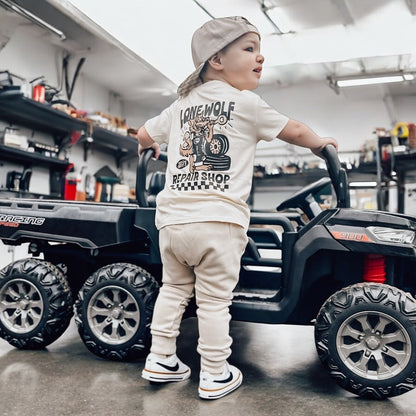 Lone Wolf Garage-Graphic Bamboo Tee