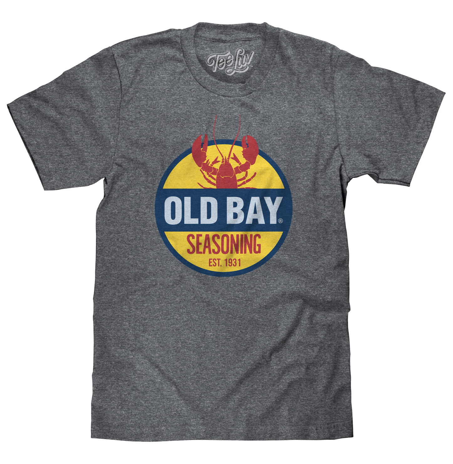 Old Bay Seasoning Lobster Logo T-Shirt - Gray