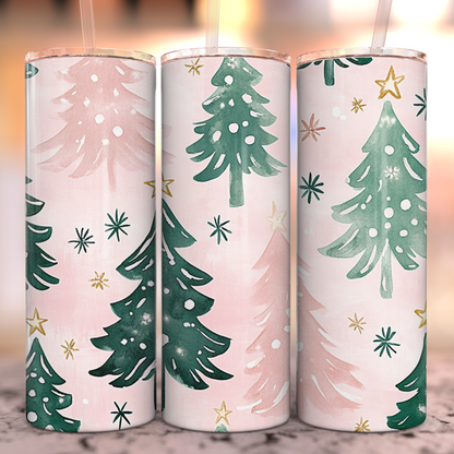 Blush Pines 20oz Stainless Steel Tumbler