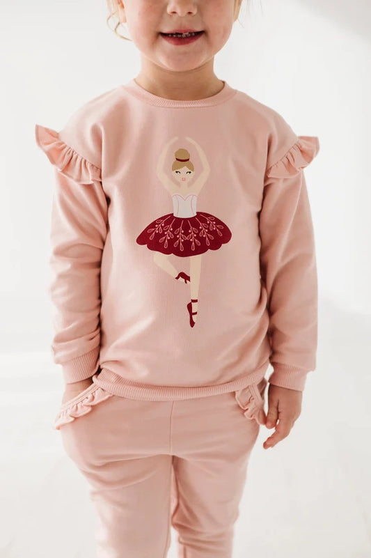 Ballerina Ruffle Sweatshirt