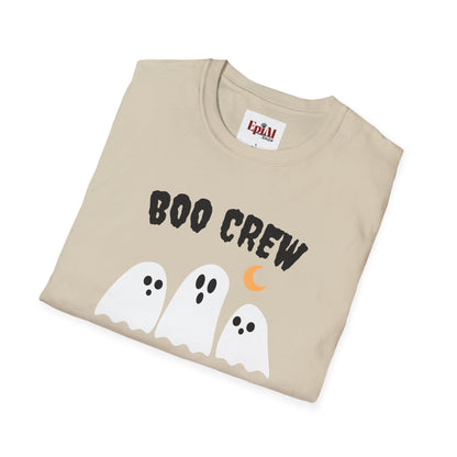 Halloween Boo Crew Unisex T-Shirt, Spooky Apparel, Ghost Lovers, Halloween Costume, Fall Fashion