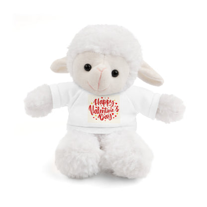 Happy Valentine Day Panda Stuffed Animal with Tee