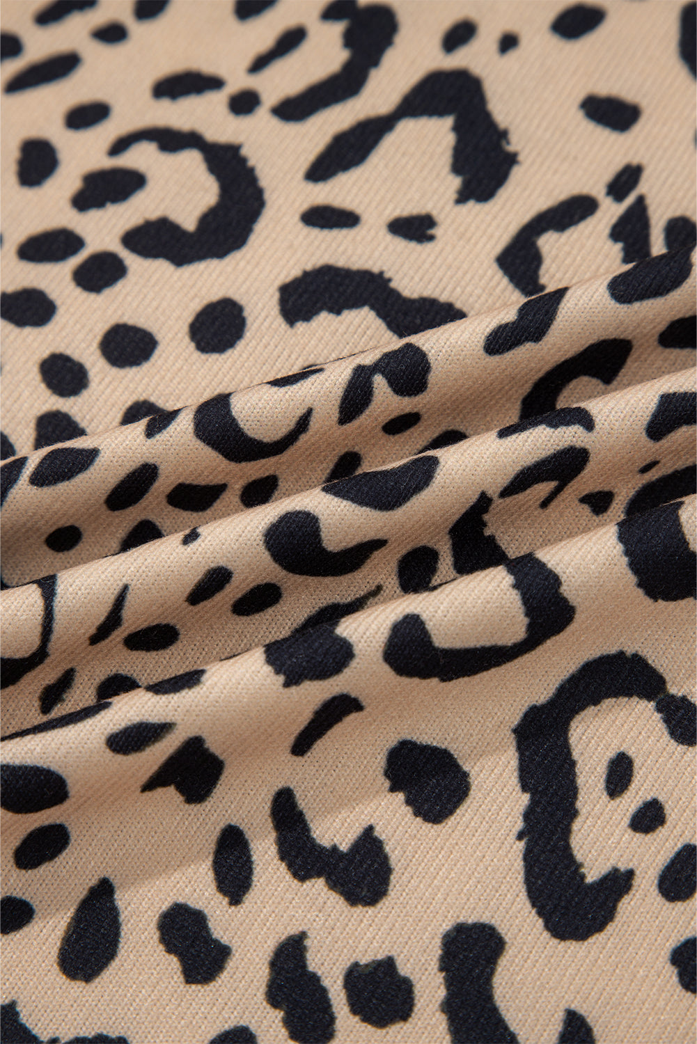 Leopard Batwing Long Sleeve Top