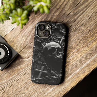 Gothic Skull Tough Phone Case