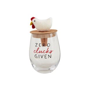 Farm Wine Glass & Stopper Set