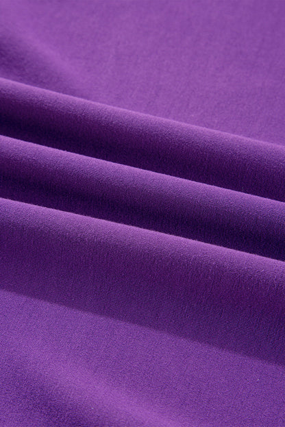 Solid Half Zip Pullover and Mini Skort Set