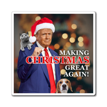 Making Christmas Great Again Magnets