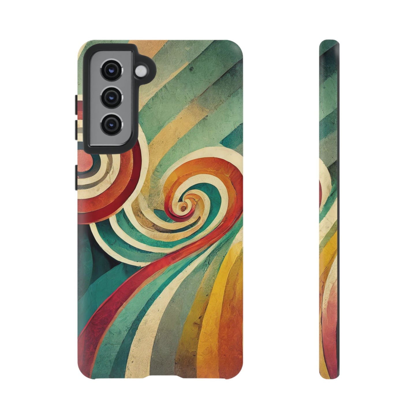 Colorful Swirl Tough Phone Case