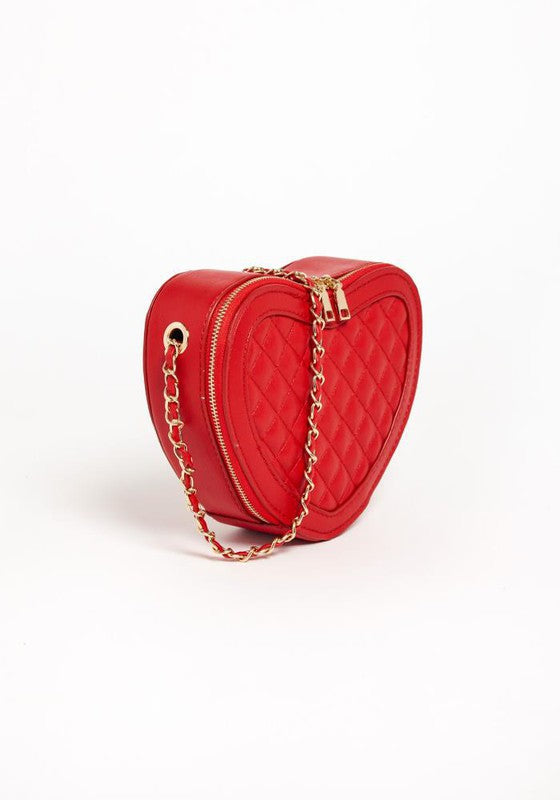 HEART SHAPED CROSSBODY BAG - Aaria Tees Aaria Tees