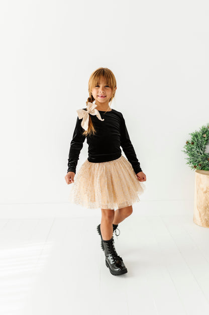 Gold Shimmer | MESH Skort