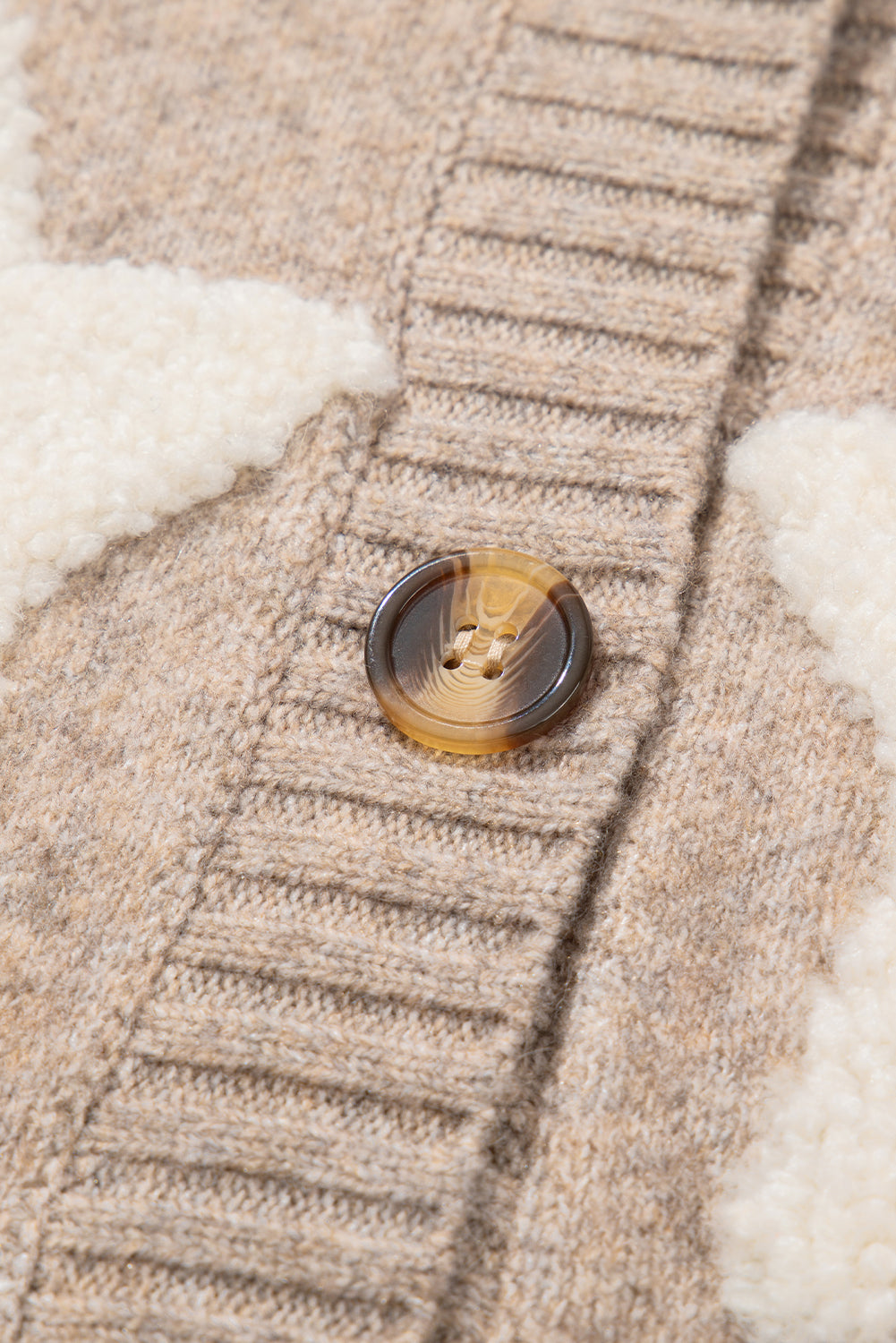 Clare Sherpa Star Cardigan - Aaria Tees