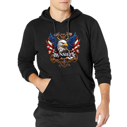 Munsieur Men's Hoodie "American Pride" Independence Day Collection