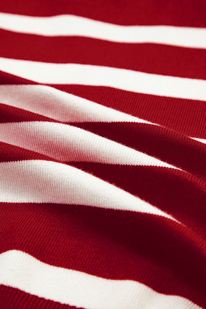 Ariya Stripe Collared Sweater