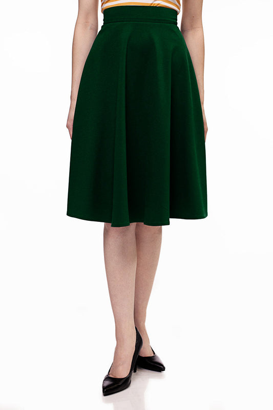 Charlotte Skirt in Green Aaria Tees