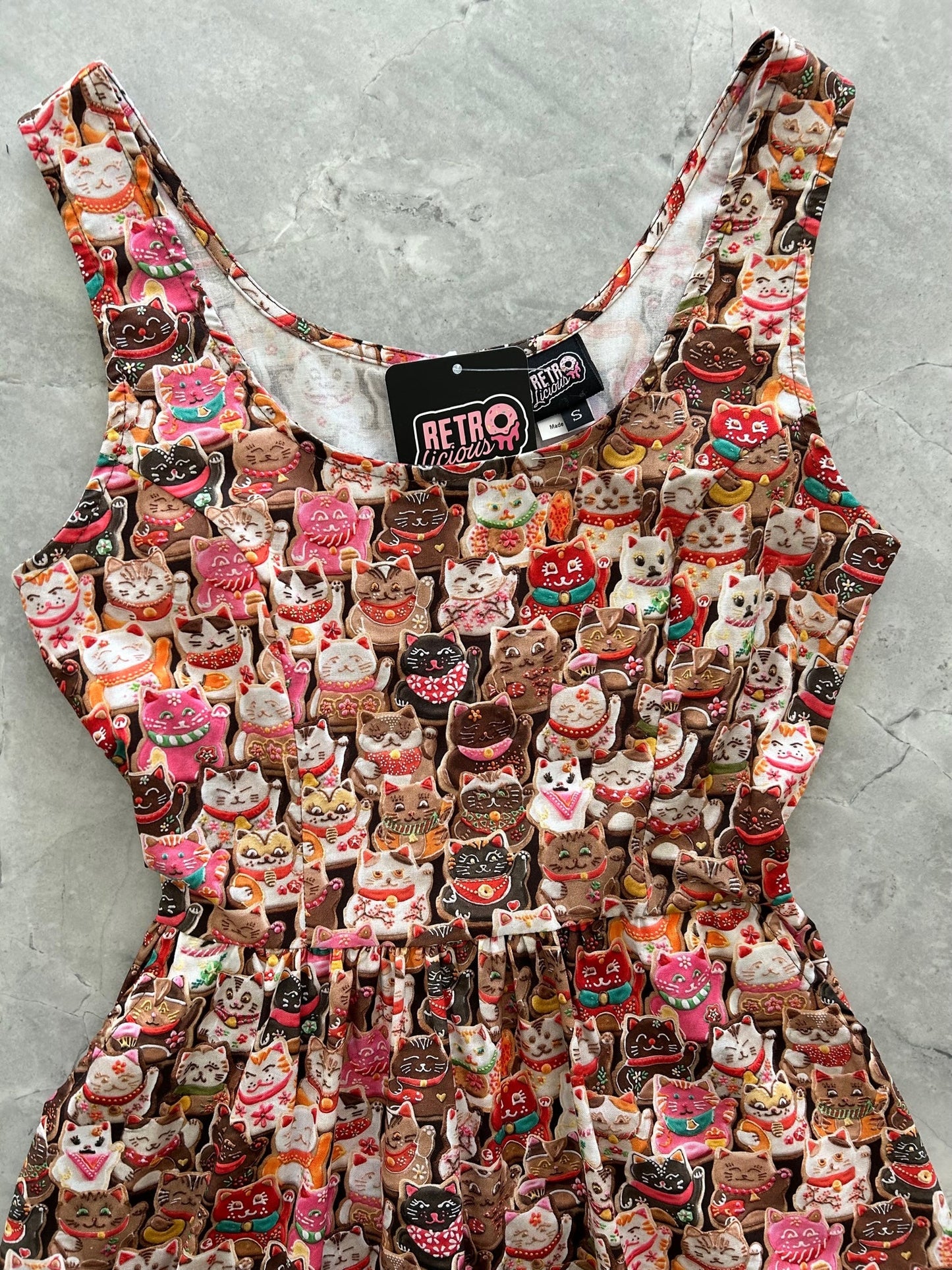 Cookie Cats Shorter Length Fit & Flare