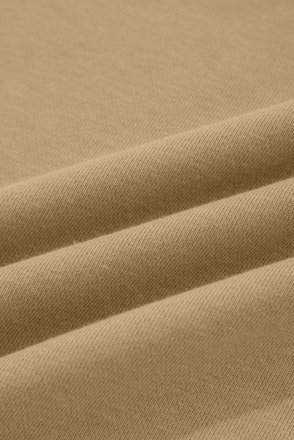 Star Patchwork Reverse Seam Drop Shoulder Sweatshirt