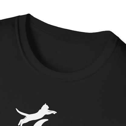 Cat Jumped Over the Moon Unisex Softstyle T-Shirt