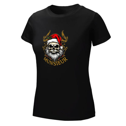 Women's Munsieur T-shirt "Seasons Santa" Christmas Collection