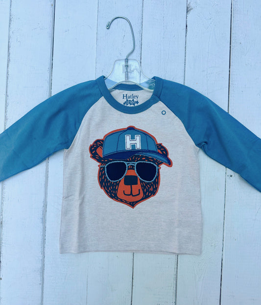 Cool Bear Longsleeve Raglan Tee