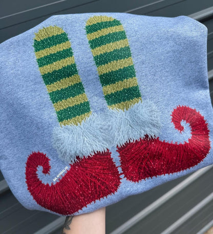 ELF faux yarn tee or sweatshirt