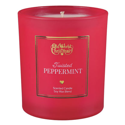 Twisted Peppermint Candle