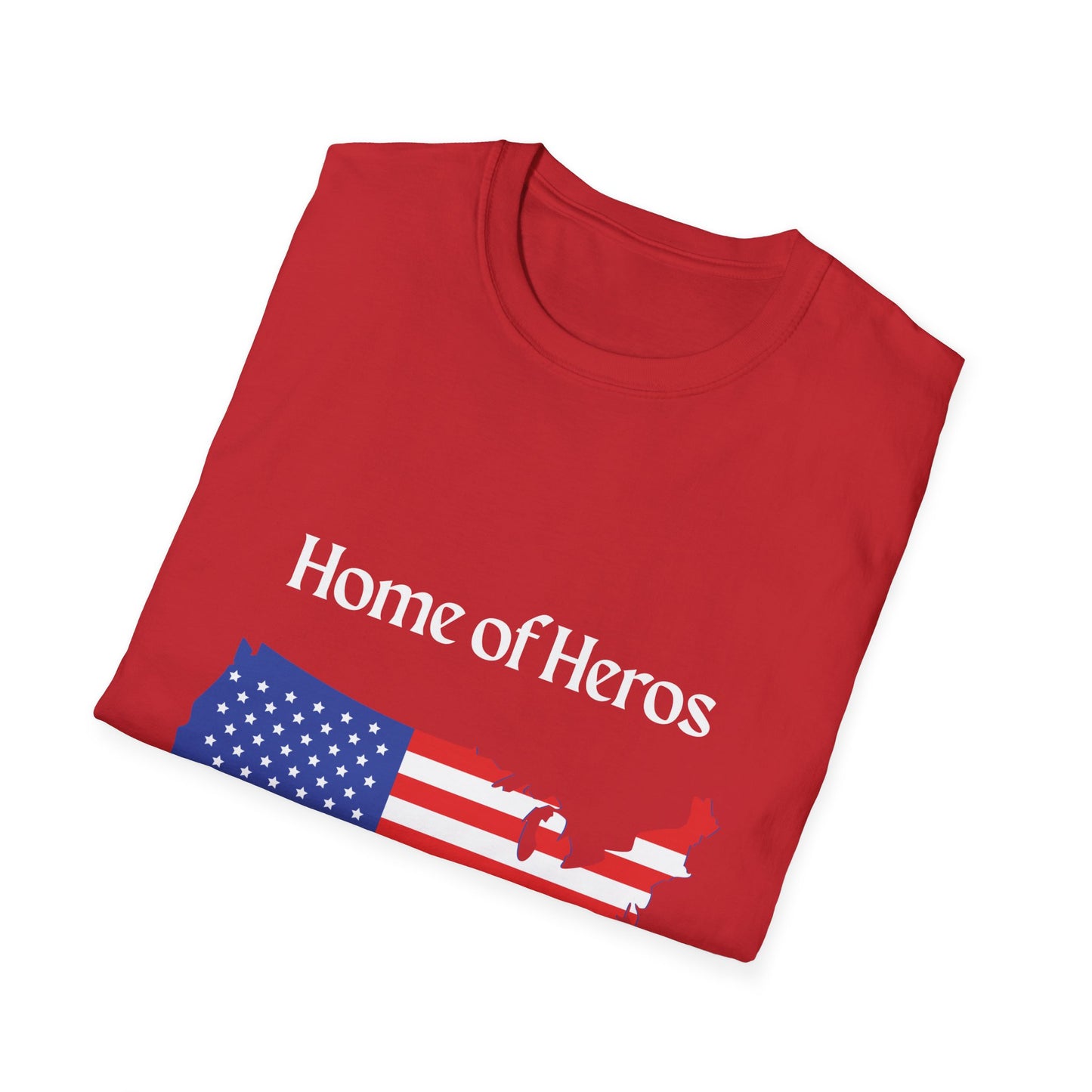 Home of Heroes American Flag T-Shirt