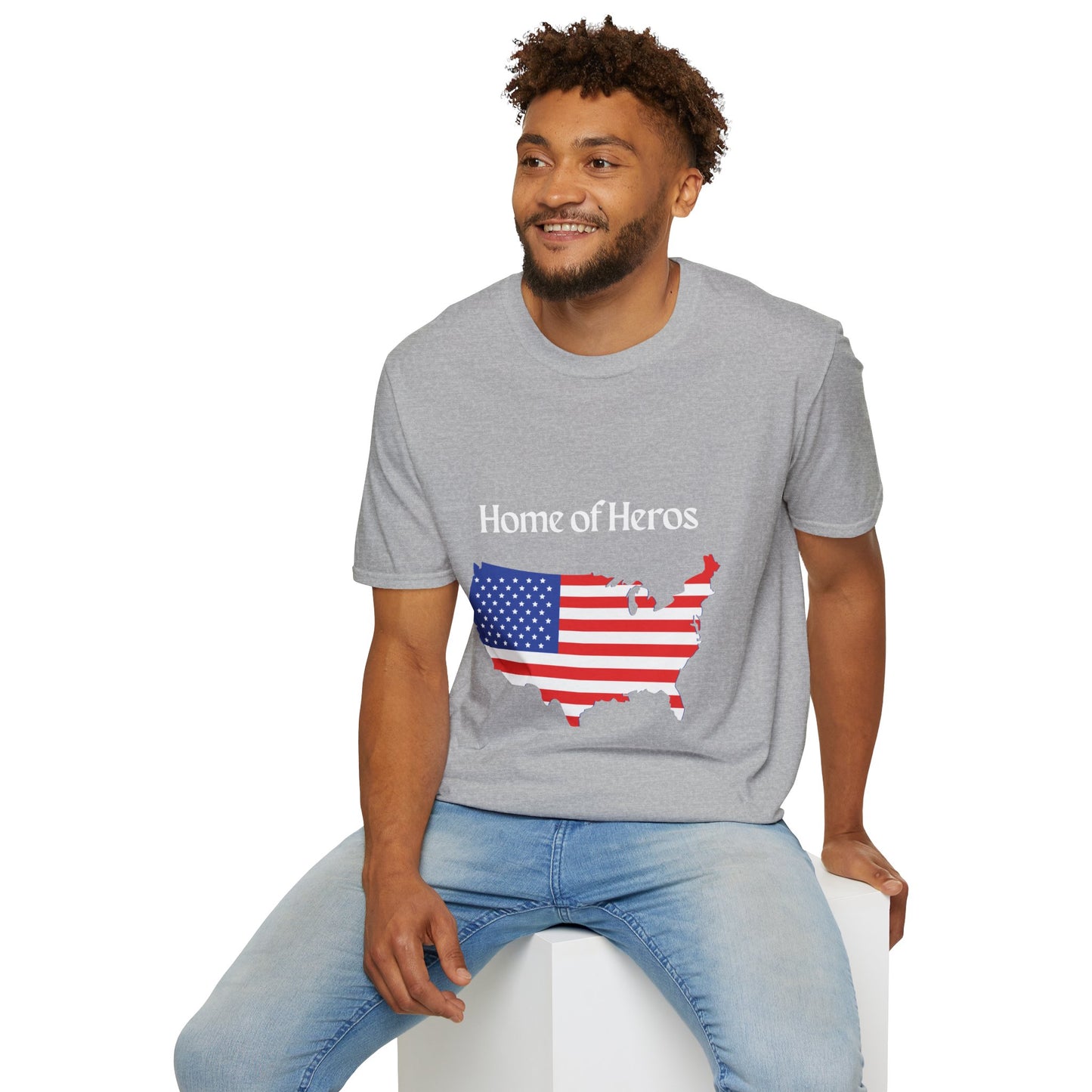 Home of Heroes American Flag T-Shirt