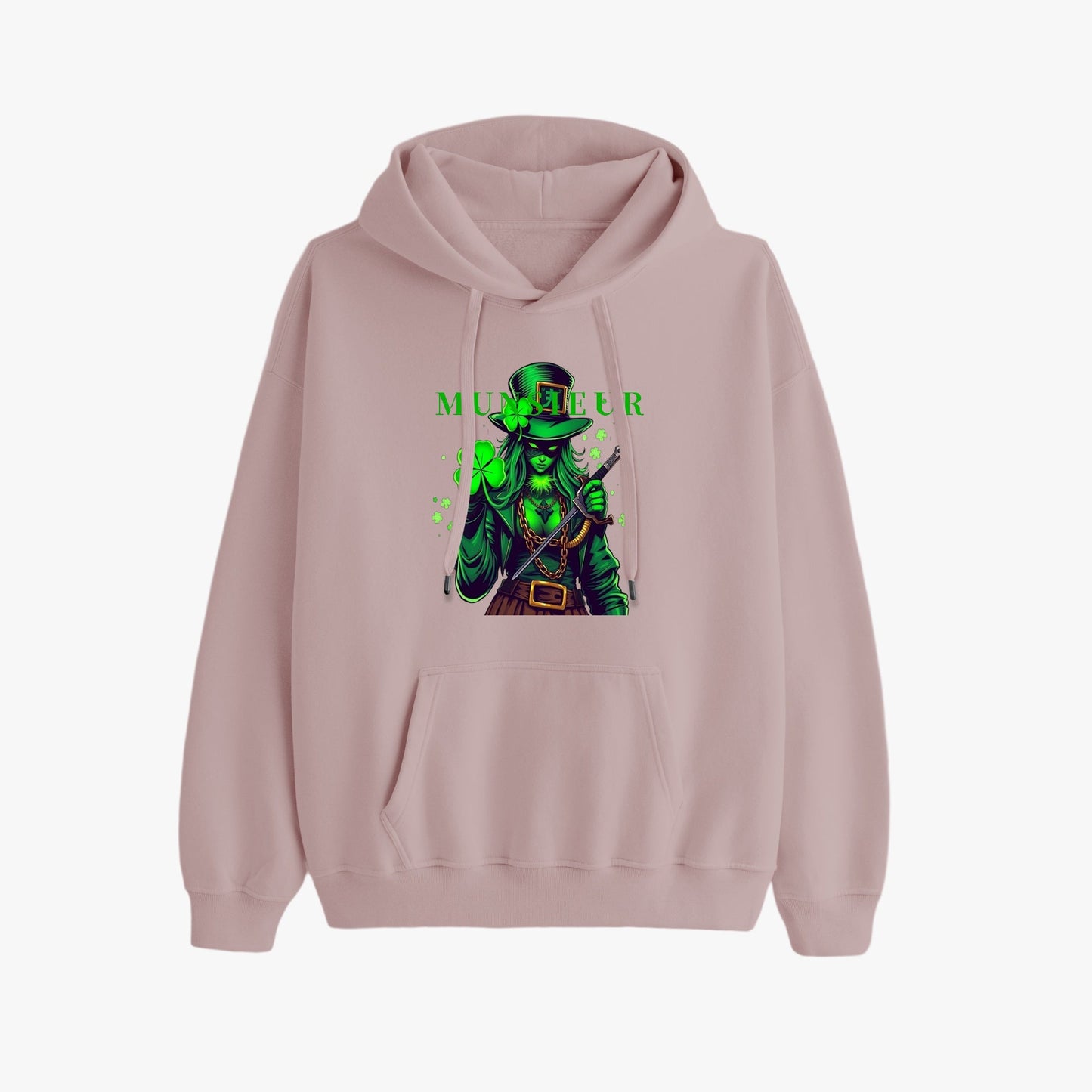 St. Patrick's Day Collection Munsieur Unisex Premium Pullover Hoodie Sweater Clover Gang Betty