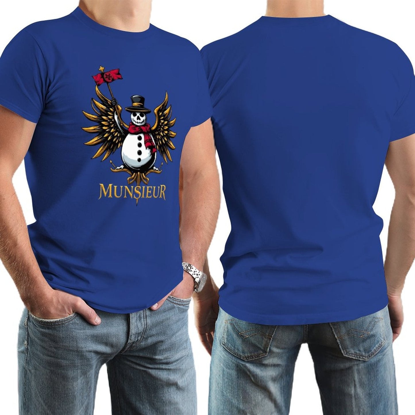 Munsieur Design Christmas Collection "Jack Floss" Tee for Men