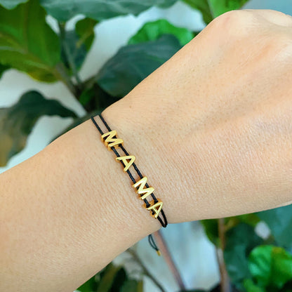 Satin Thread Mama Bracelet - Aaria Tees