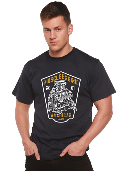 Muscle Engine Spun Bamboo® Men's Bamboo Viscose/Organic Cotton Short Sleeve Graphic T-Shirt