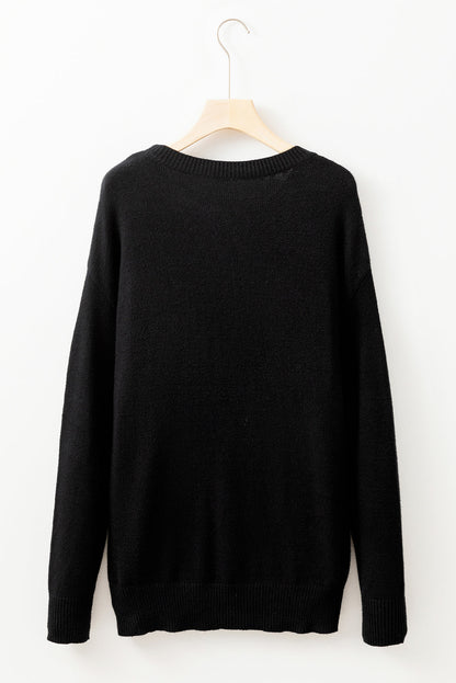 Christmas Merry and Bright Tinsel Sweater