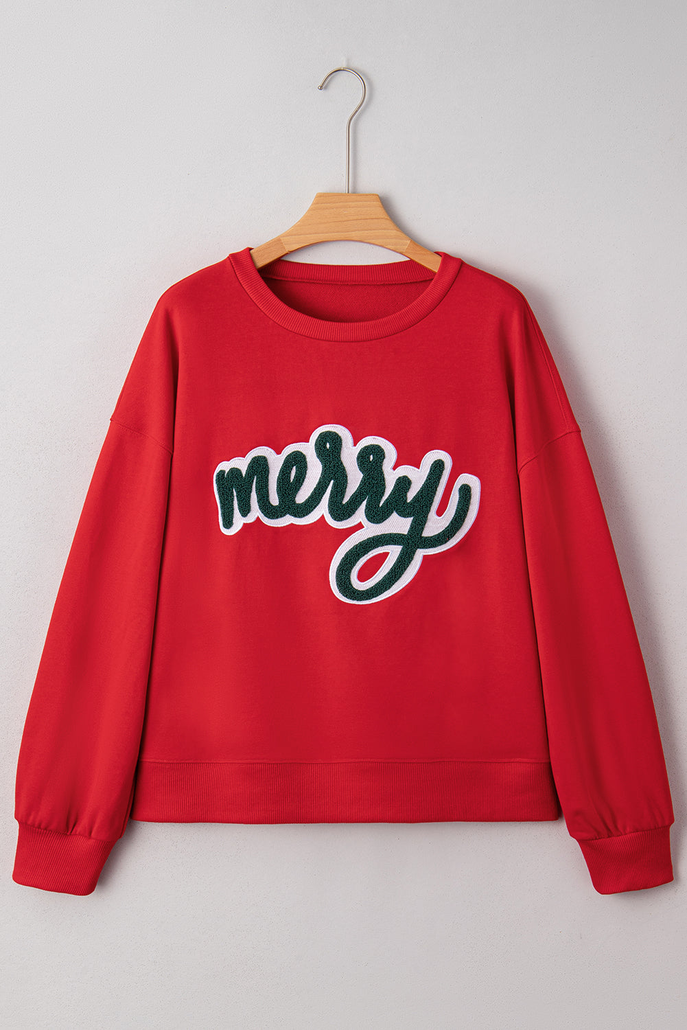 Christmas Merry Script Holiday Sweatshirt
