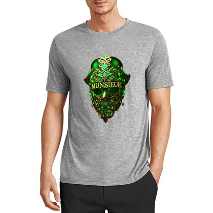 Munsieur St. Patrick's Day Collection "Skull of Clovernook" Tee for Men