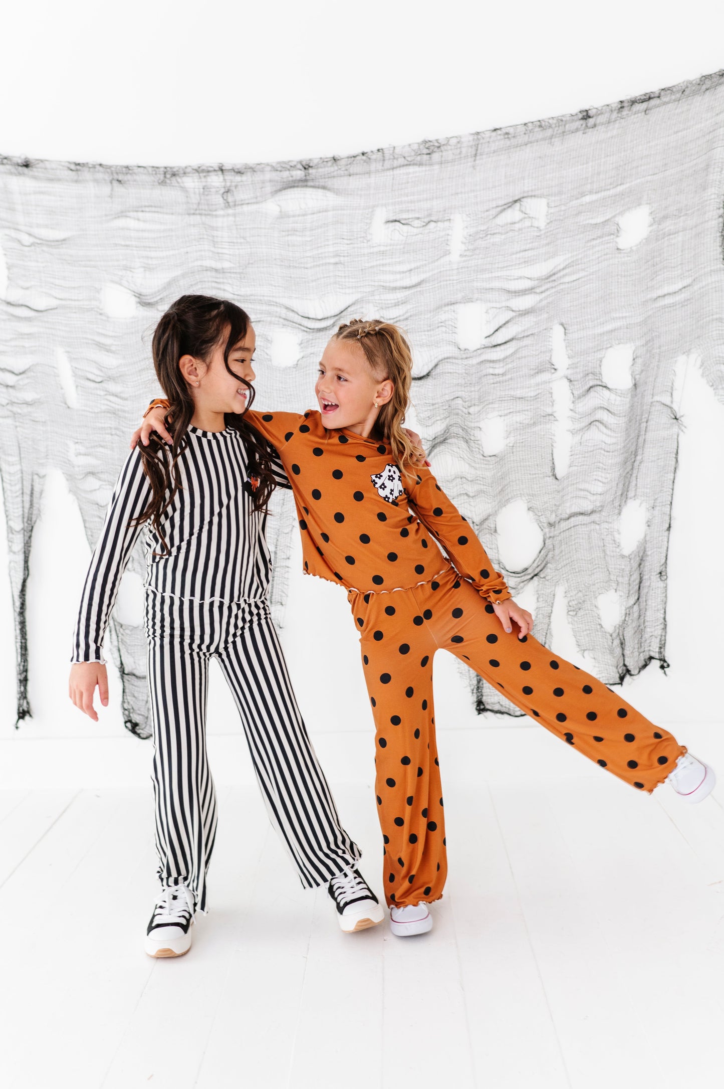 Floral Ghostie Dotted | 2-Piece Bamboo Set