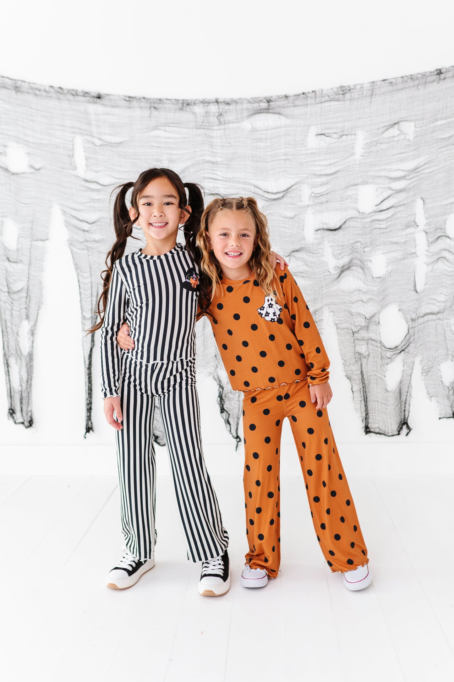 Floral Ghostie Dotted | 2-Piece Bamboo Set