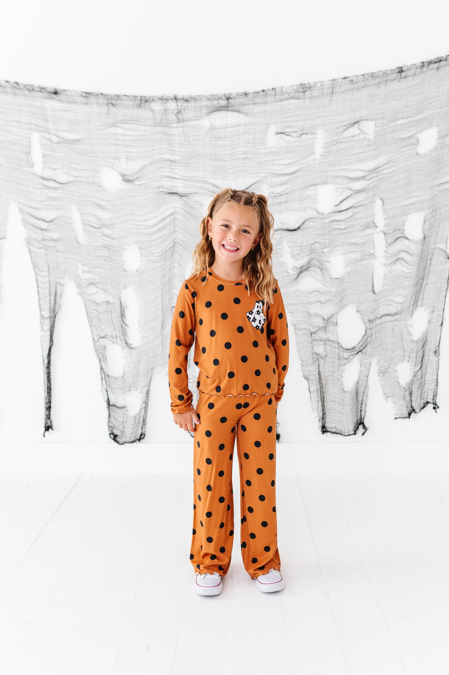 Floral Ghostie Dotted | 2-Piece Bamboo Set