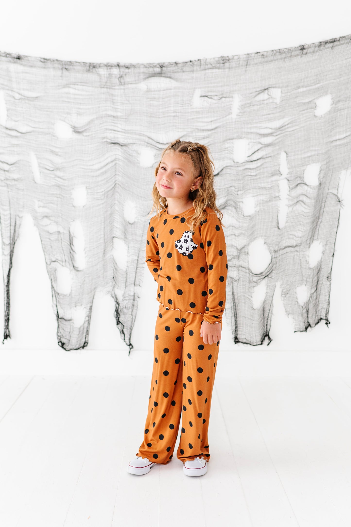 Floral Ghostie Dotted | 2-Piece Bamboo Set