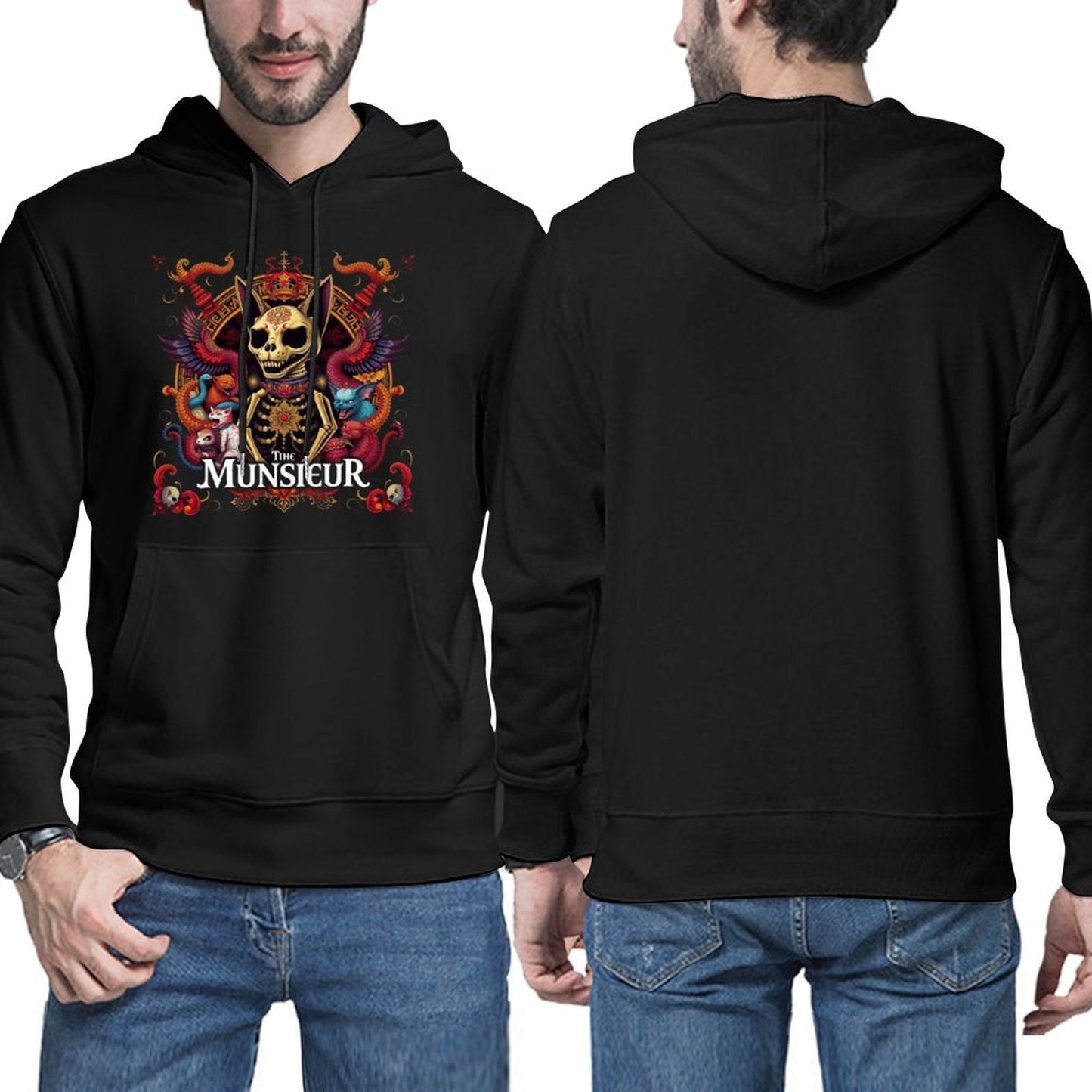 Munsieur Men's Hoodie: Luxe Streetwear for Everyday Wear