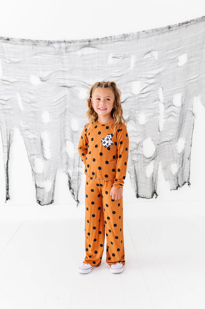 Floral Ghostie Dotted | 2-Piece Bamboo Set
