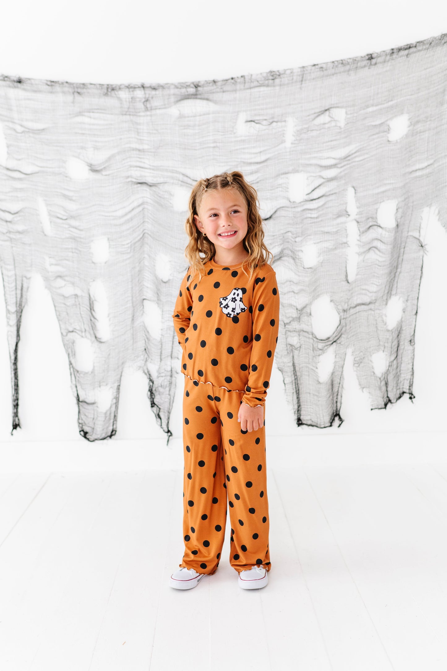 Floral Ghostie Dotted | 2-Piece Bamboo Set