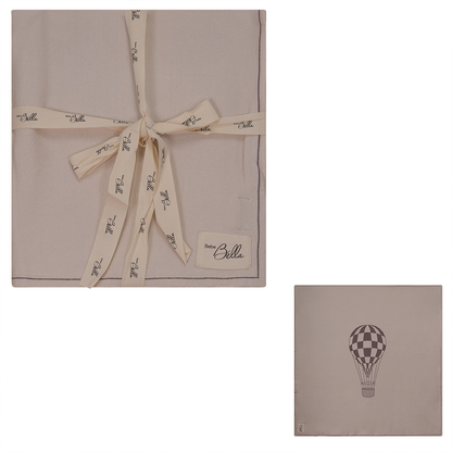 Knit Checkered Hot Air Balloon Blanket