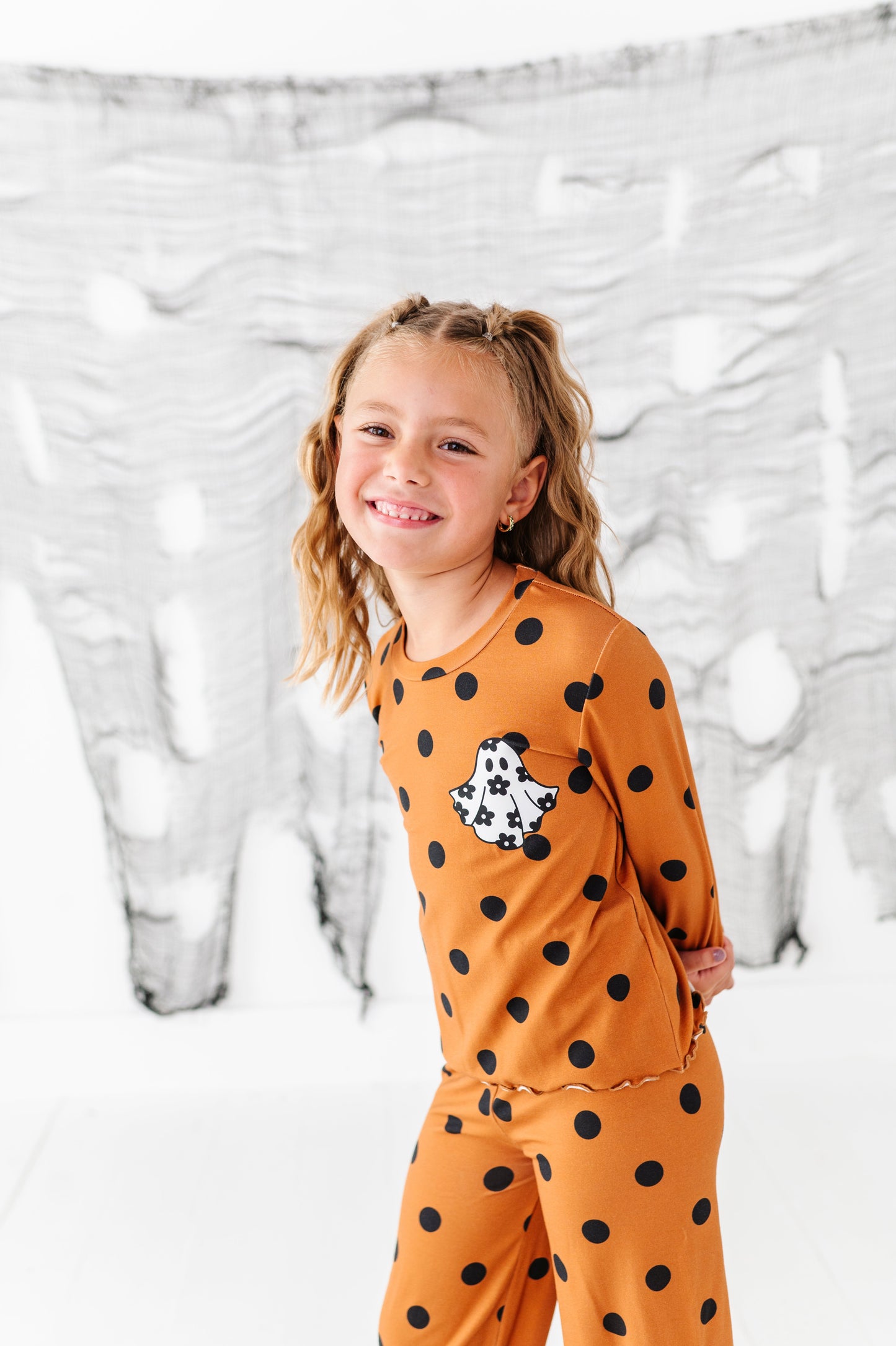 Floral Ghostie Dotted | 2-Piece Bamboo Set