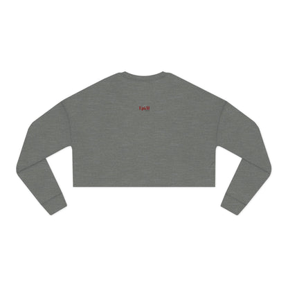 Christmas Lovin' Cat Lady Cropped Sweatshirt