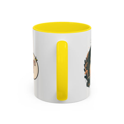 Aries Zodiac Accent Coffee Mug - Bold & Creative Zodiac Mug (11oz)