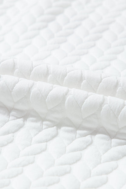 Christmas Merry And Bright Cable Knit Pullover Sweatshirt